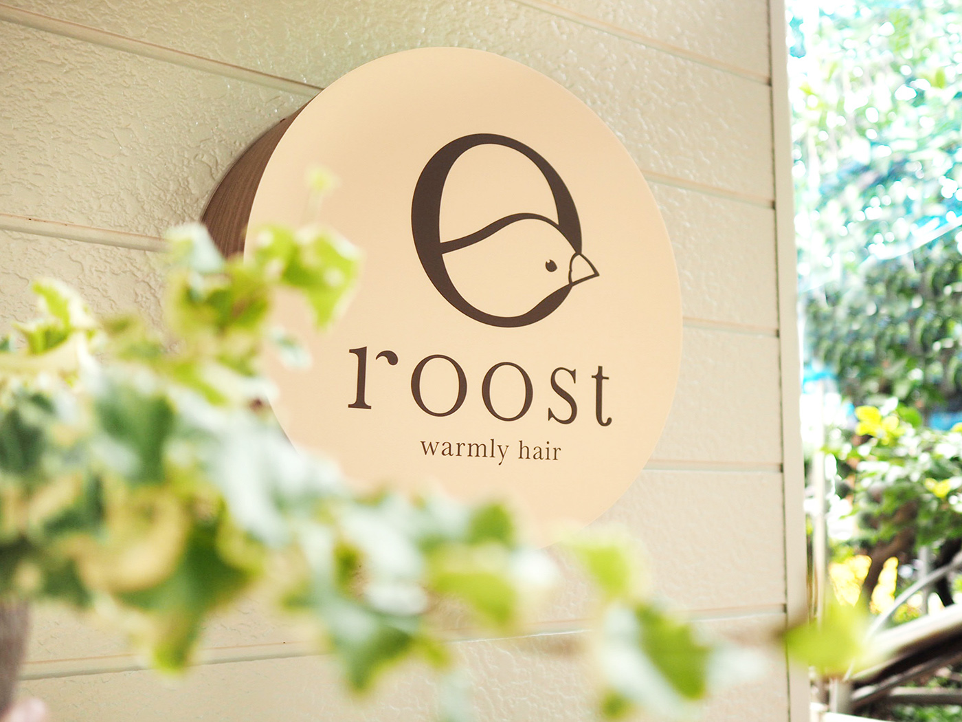 roost 美发店 logo VI设计