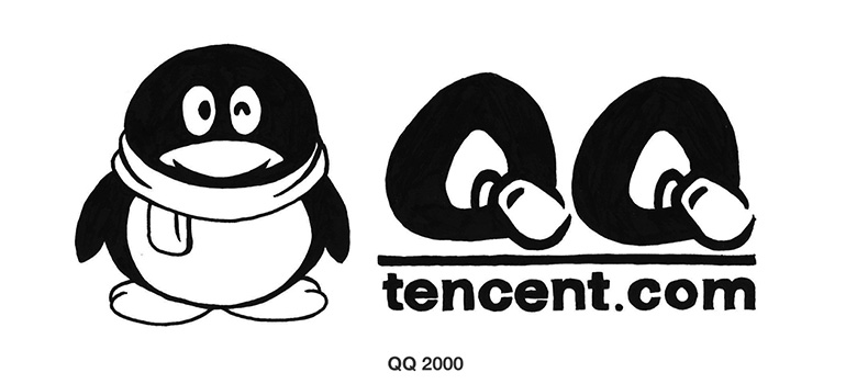 QQ 企鹅 形象 logo